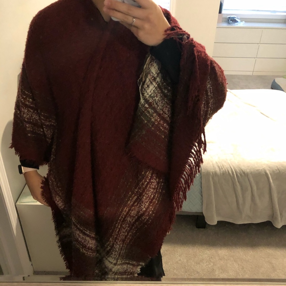 Ladies Shawl Red